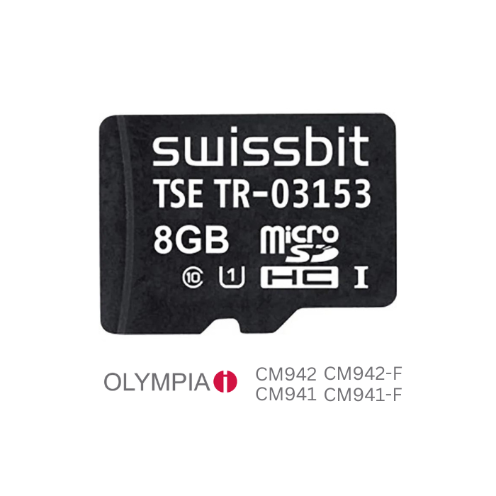 Austausch Swissbit TSE microSD für Olympia Kassen der 94x Serie